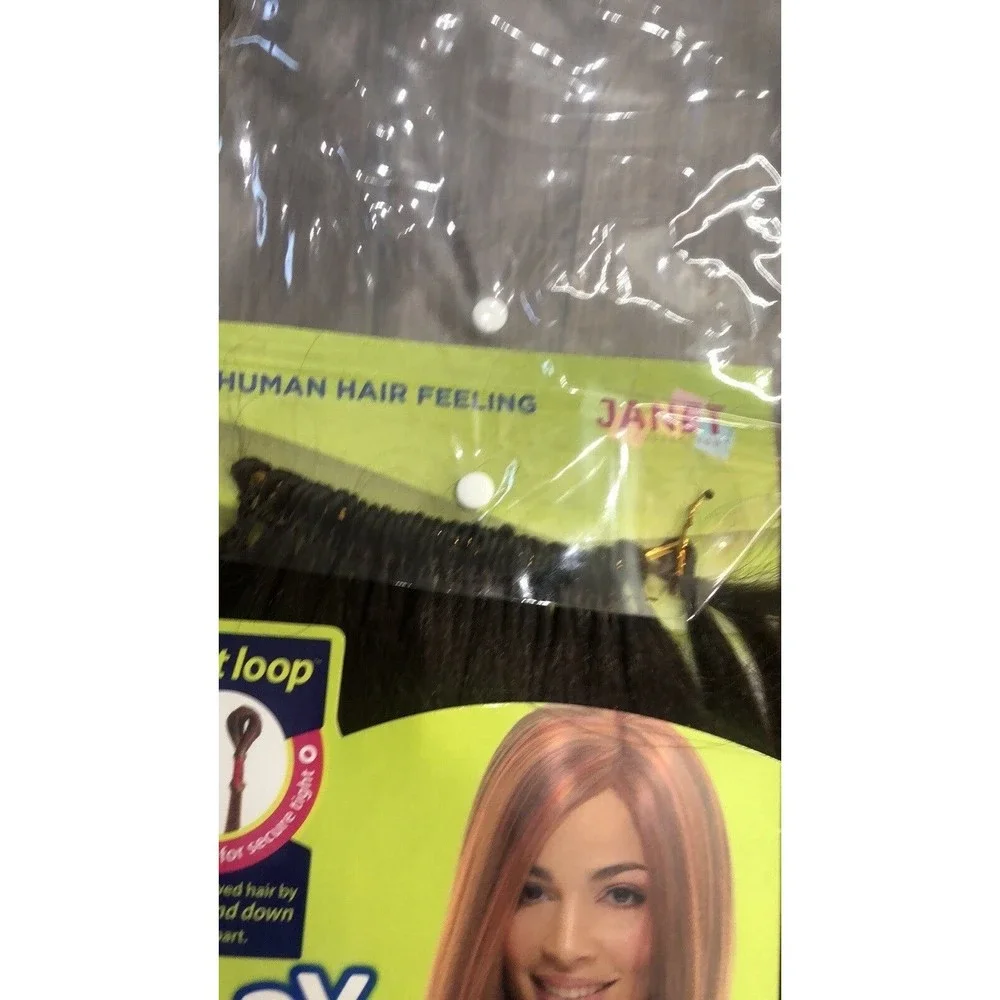 Janet Collection 2X Mambo Yaki 16” - Color 4 Chocolate Selfit Loop - 1 PACKS NEW - Picture 5 of 14